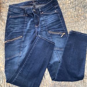 WHBM Skinny Moto Jeans Skinny 4